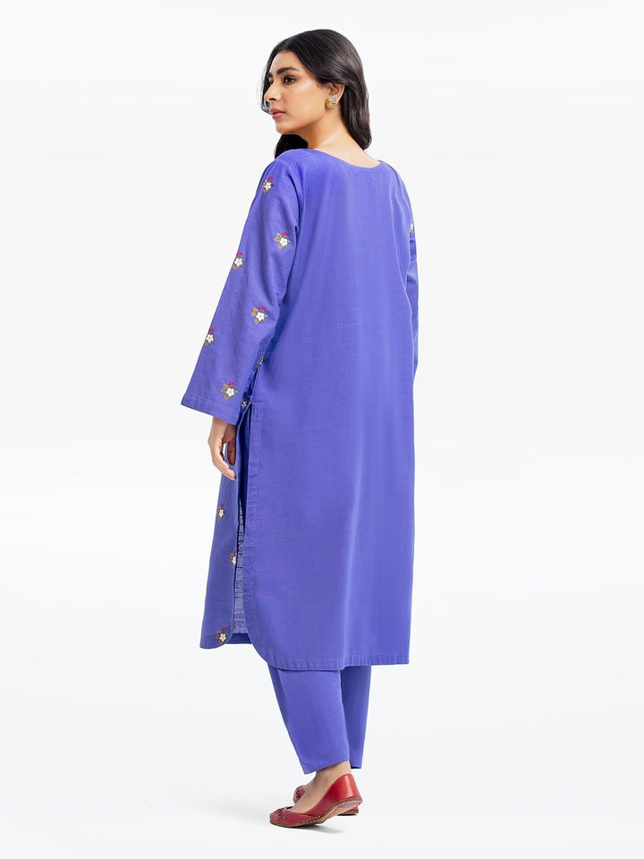 Pret 2Pc Embroidered Khaddar Shirt Trouser - EWTKE23-69521ST