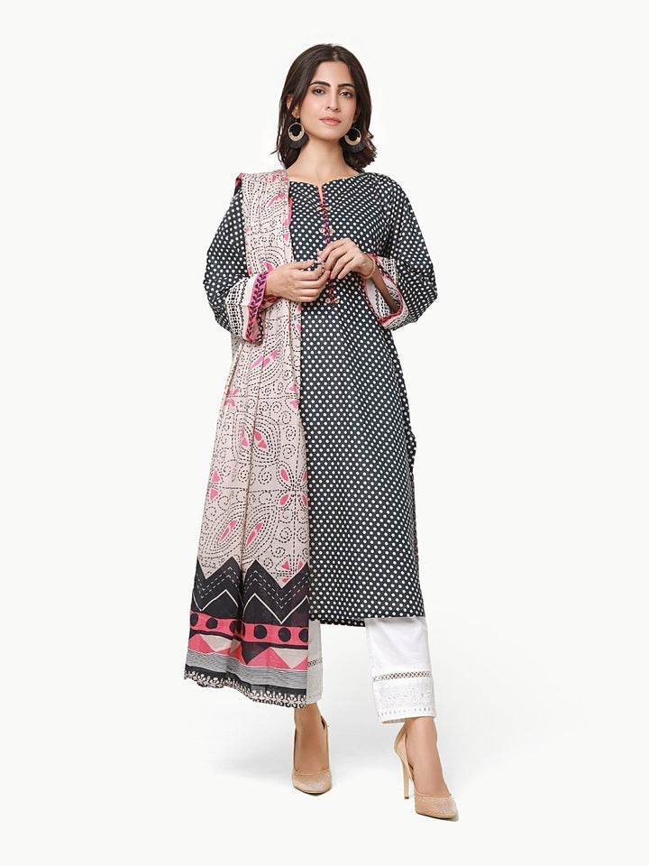 Pret 2Pc Printed Lawn Shirt Dupatta - EWTKP22-68190