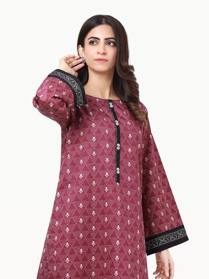 Pret 1Pc Printed Khaddar Shirt - EWTKP22-68569