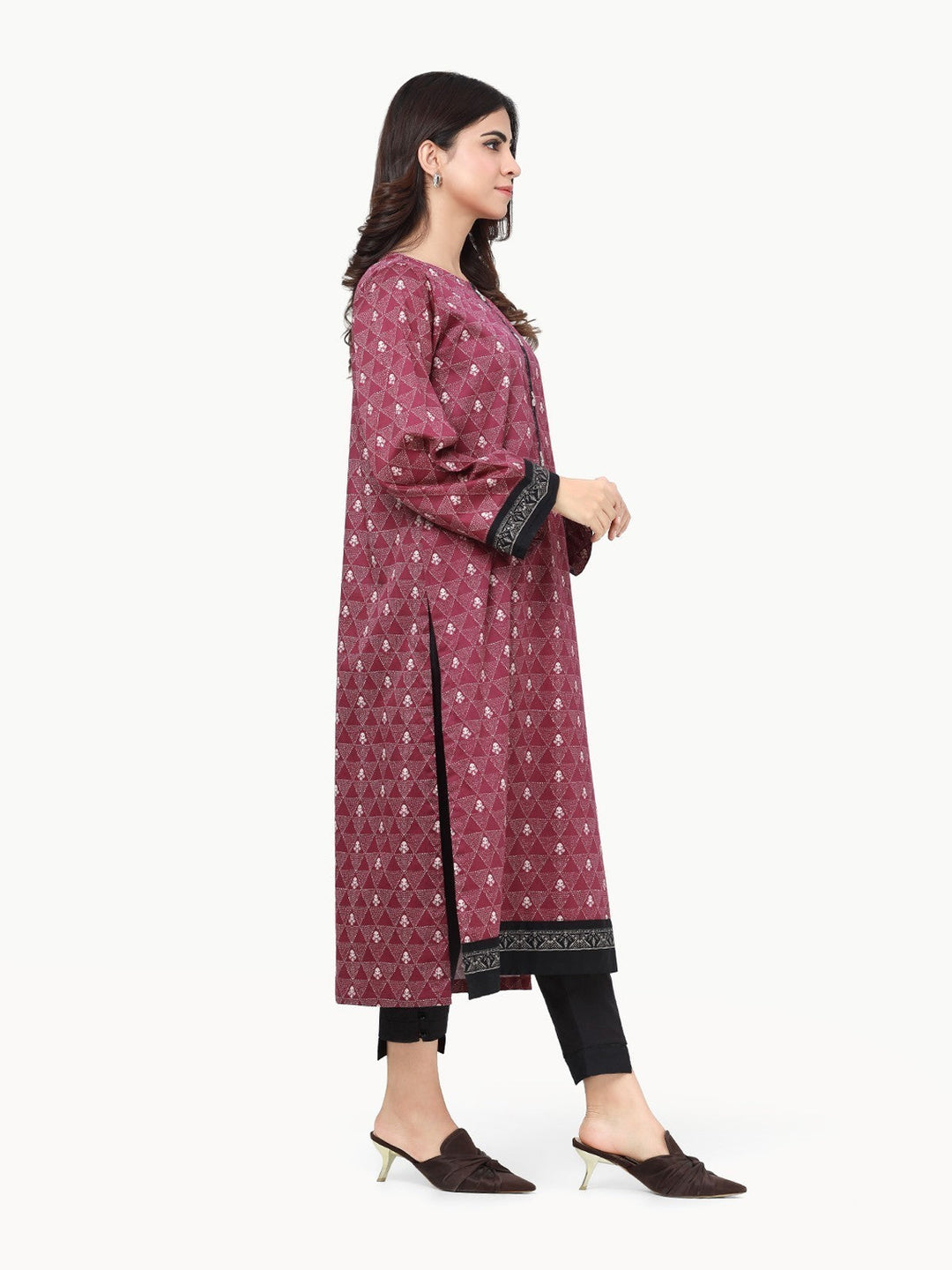 Pret 1Pc Printed Khaddar Shirt - EWTKP22-68569