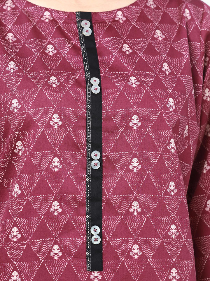 Pret 1Pc Printed Khaddar Shirt - EWTKP22-68569