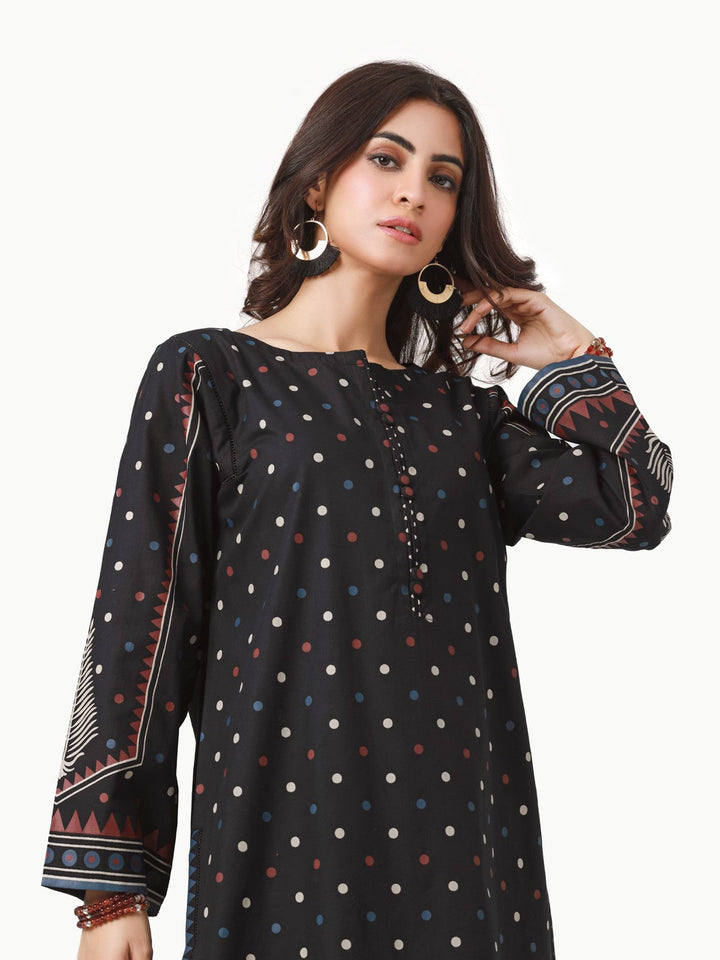 Pret 1Pc Printed Cotton Twill Shirt - EWTKP22-68652