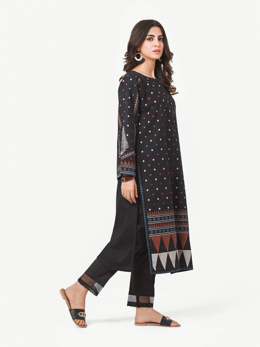 Pret 1Pc Printed Cotton Twill Shirt - EWTKP22-68652