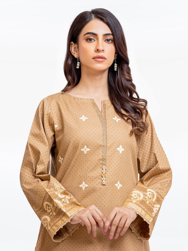 Pret 2Pc Embroidered Cotton Twill Shirt Trouser - EWTKP22-68720ST