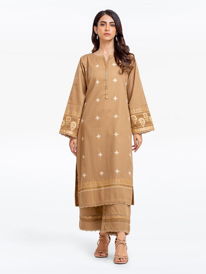 Pret 2Pc Embroidered Cotton Twill Shirt Trouser - EWTKP22-68720ST