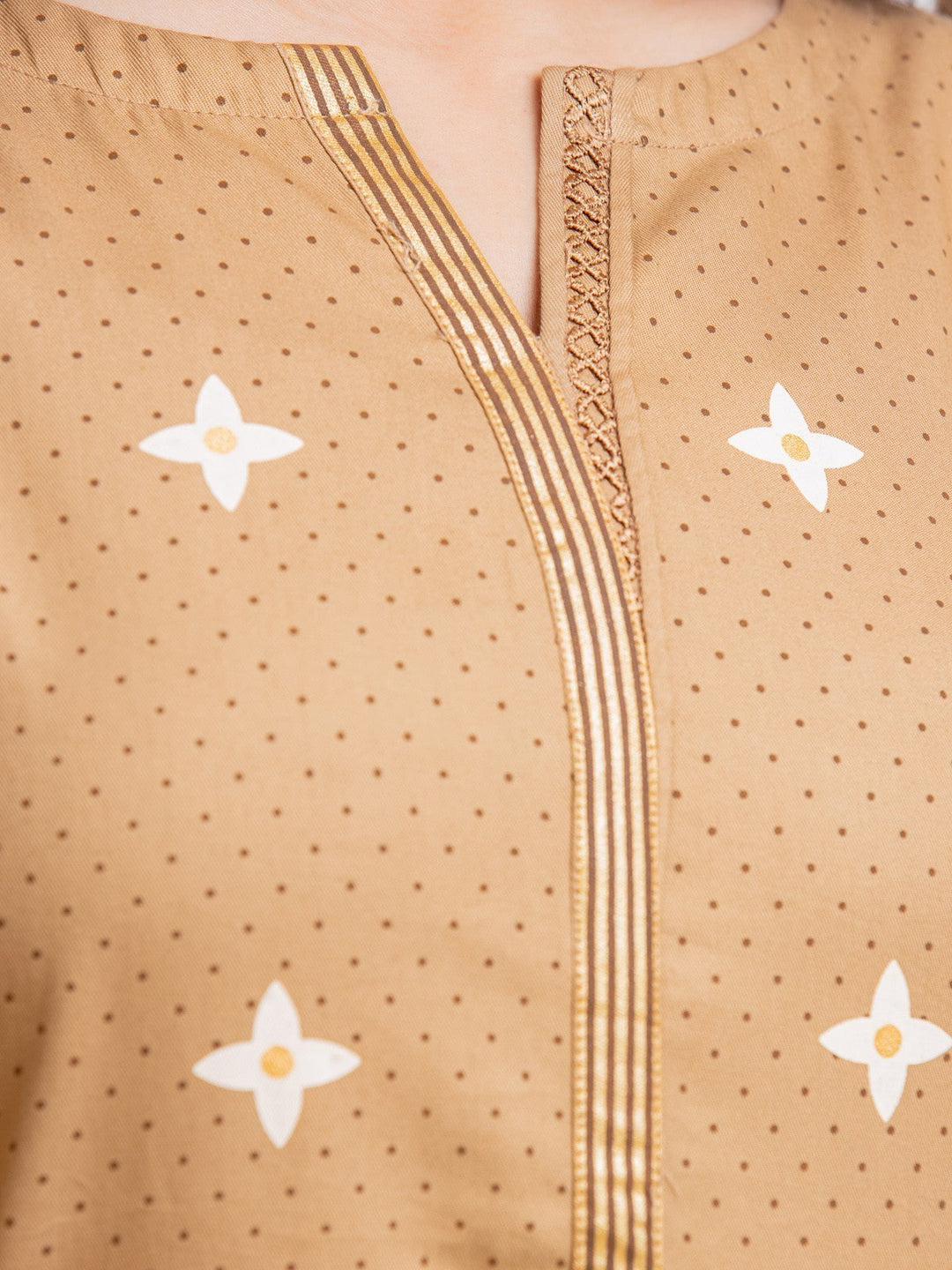 Pret 2Pc Embroidered Cotton Twill Shirt Trouser - EWTKP22-68720ST