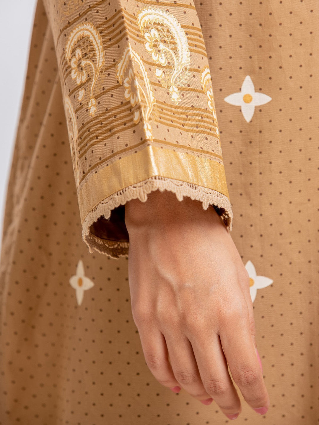 Pret 2Pc Embroidered Cotton Twill Shirt Trouser - EWTKP22-68720ST