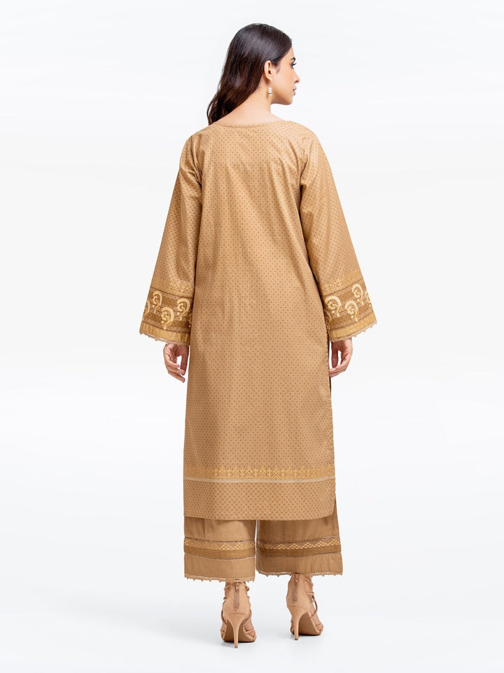 Pret 2Pc Embroidered Cotton Twill Shirt Trouser - EWTKP22-68720ST
