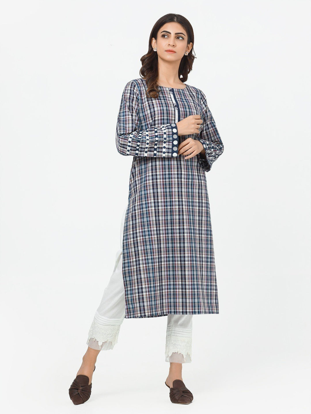 Pret 1Pc Printed Cotton Shirt - EWTKP22-69182S