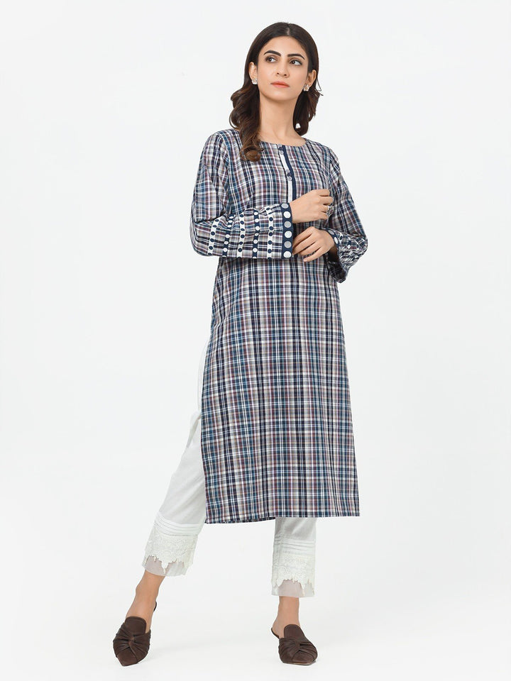 Pret 1Pc Printed Cotton Shirt - EWTKP22-69182S