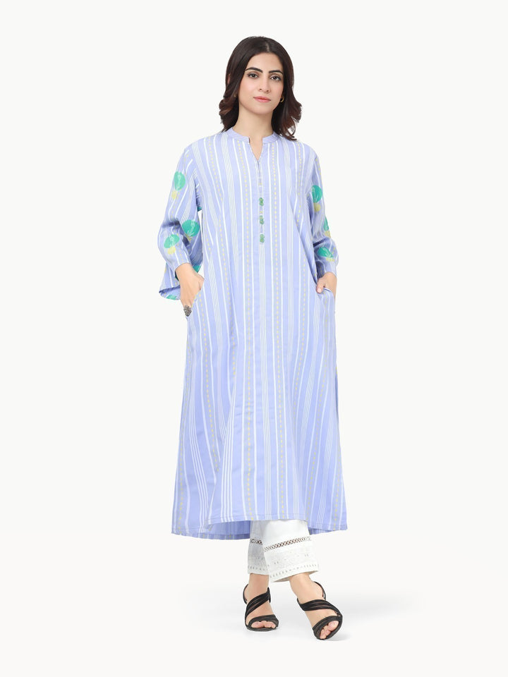 Pret 1Pc Printed Viscose Shirt - EWTKP22-69197