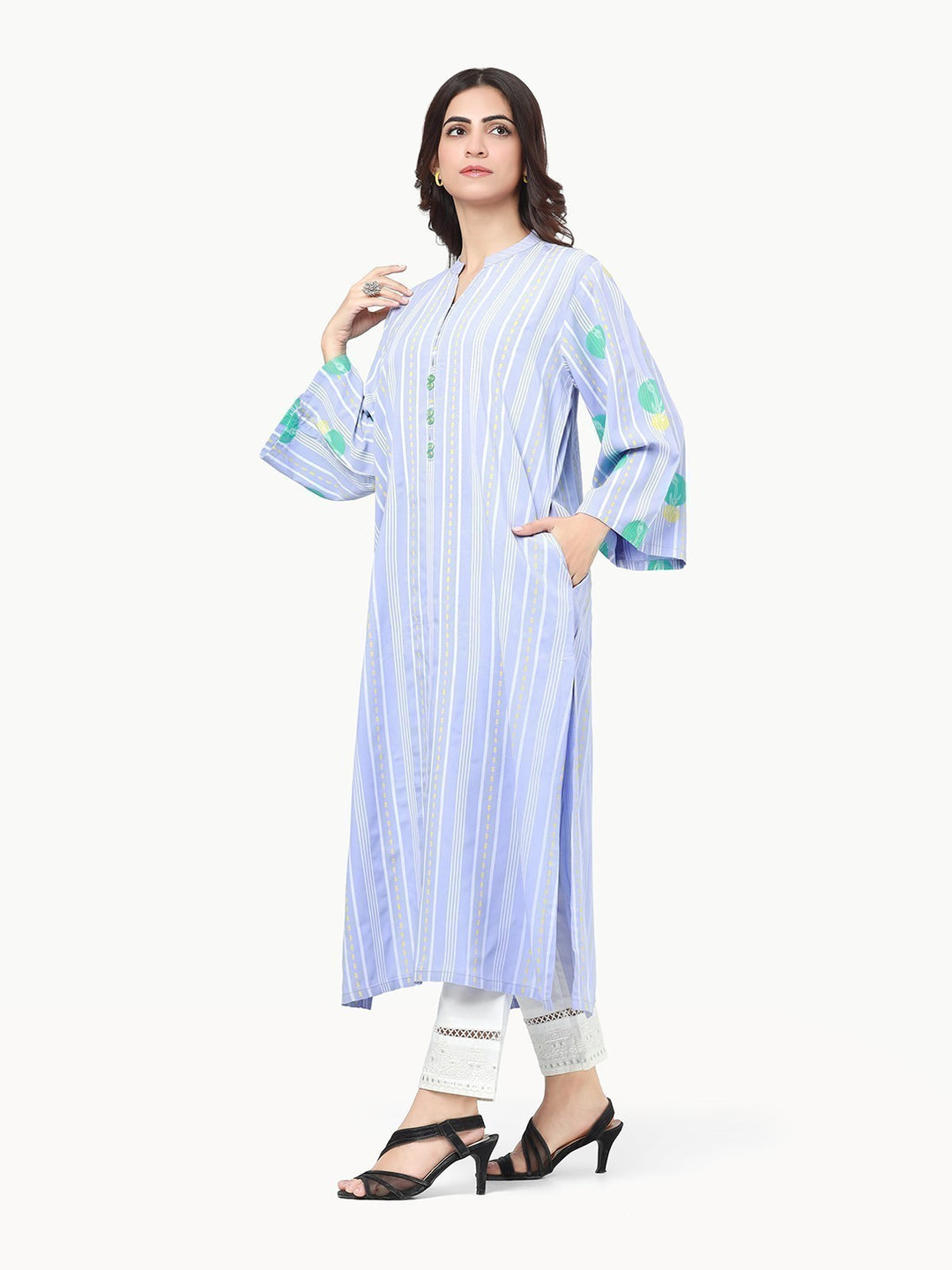 Pret 1Pc Printed Viscose Shirt - EWTKP22-69197