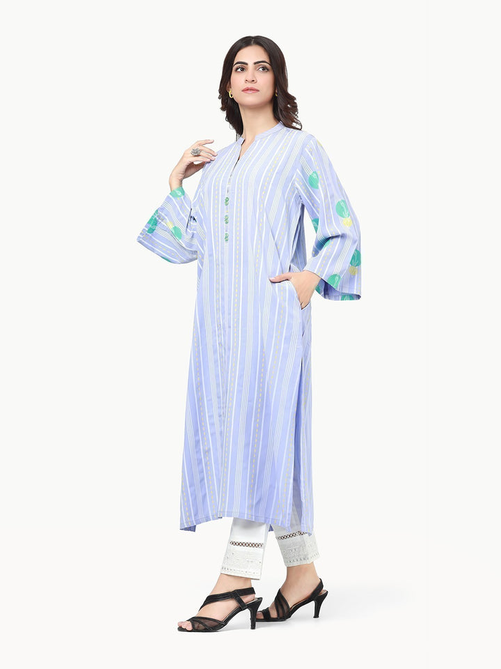Pret 1Pc Printed Viscose Shirt - EWTKP22-69197