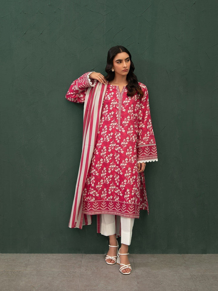 Pret 2Pc Printed Cambric Shirt Dupatta - EWTKP23-68501SD
