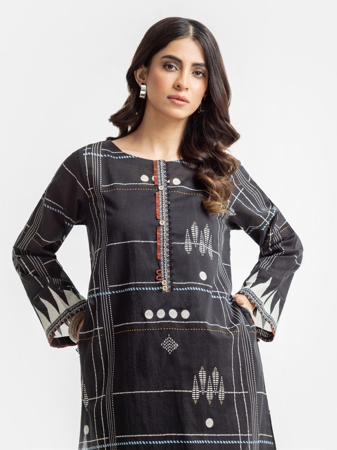 Pret 1Pc Printed Lawn Shirt - EWTKP23-68858S