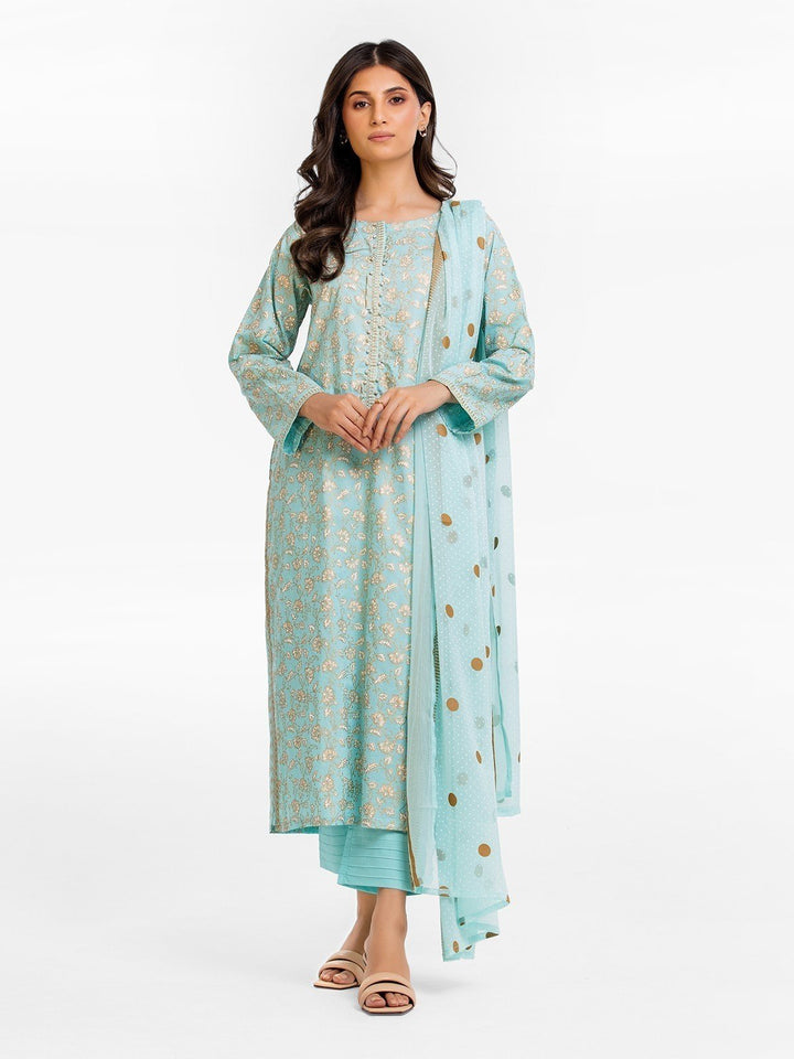 Pret 3Pc Printed Cambric Suit - EWTKP23-69061-3P