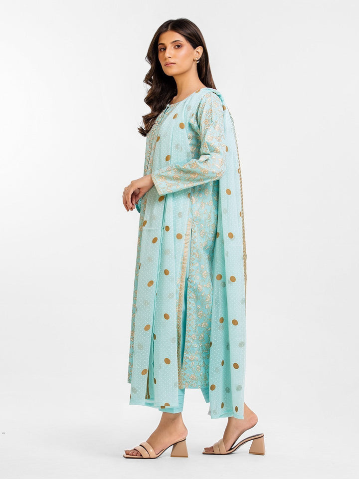 Pret 3Pc Printed Cambric Suit - EWTKP23-69061-3P