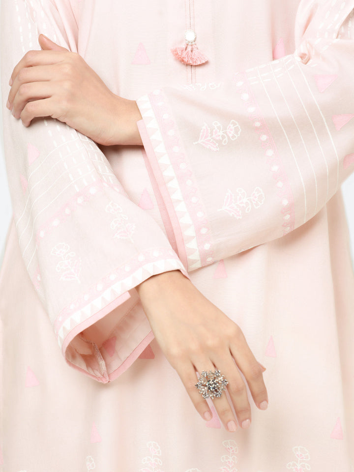 Pret 1Pc Block Printed Viscose Shirt - EWTKP23-69262S