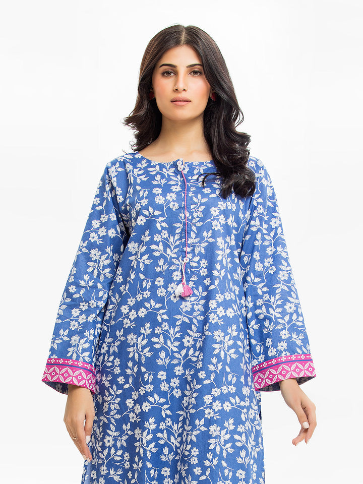 Pret 2Pc Printed Khaddar Shirt Trouser - EWTKP23-69390ST