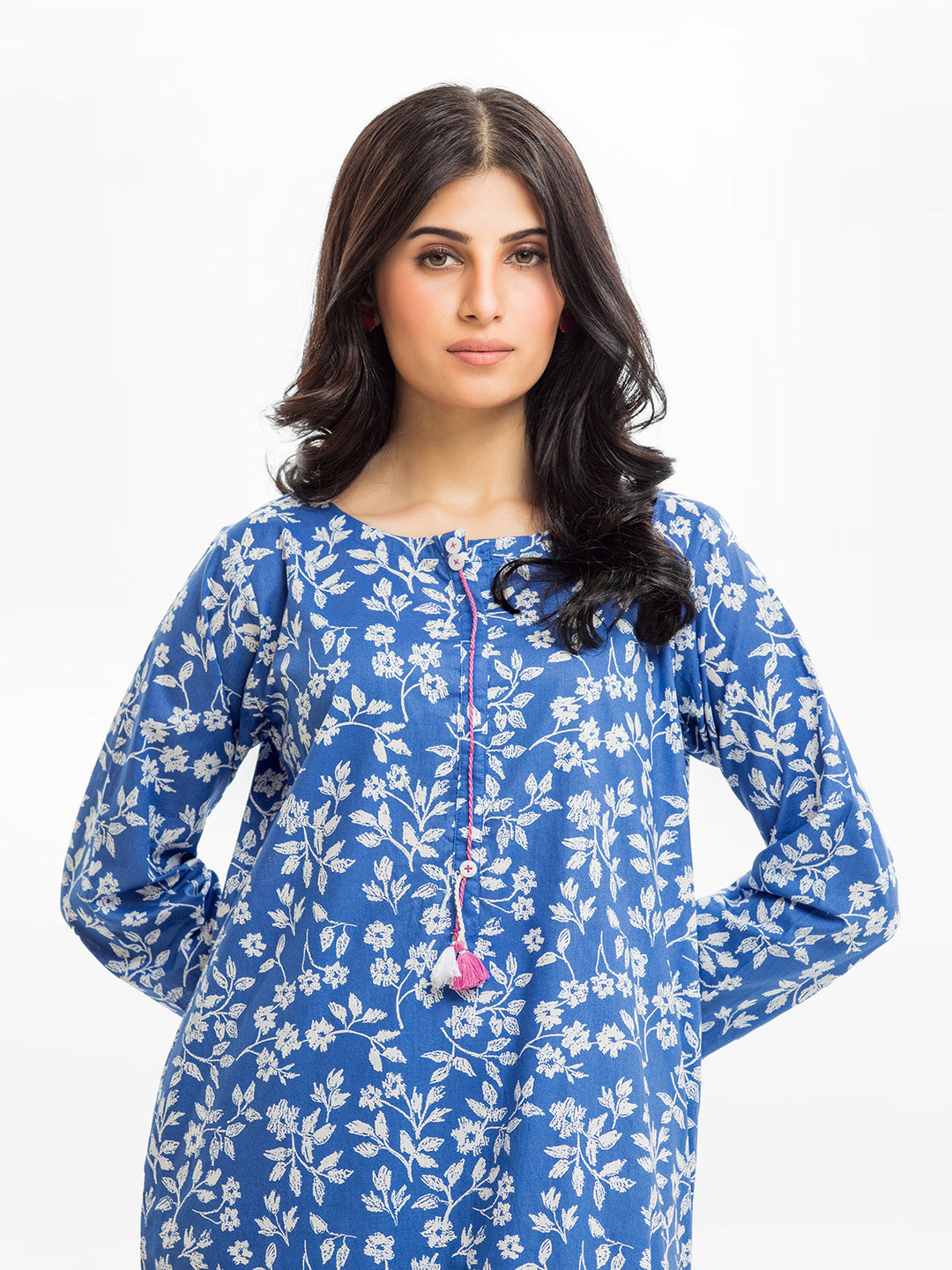 Pret 2Pc Printed Khaddar Shirt Trouser - EWTKP23-69390ST