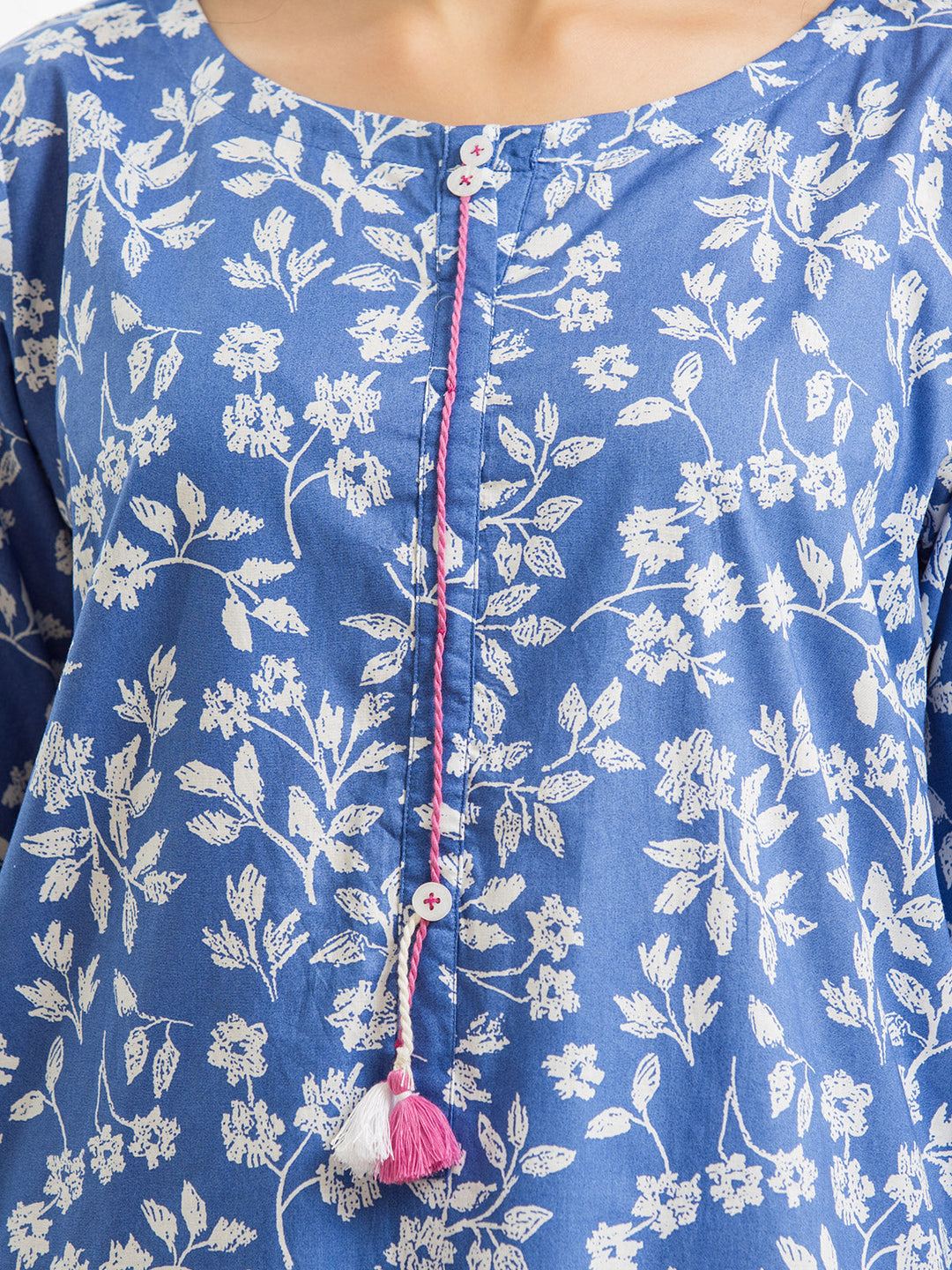Pret 2Pc Printed Khaddar Shirt Trouser - EWTKP23-69390ST