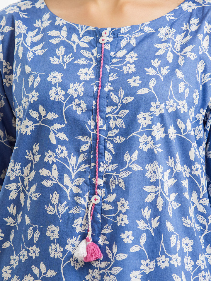 Pret 2Pc Printed Khaddar Shirt Trouser - EWTKP23-69390ST