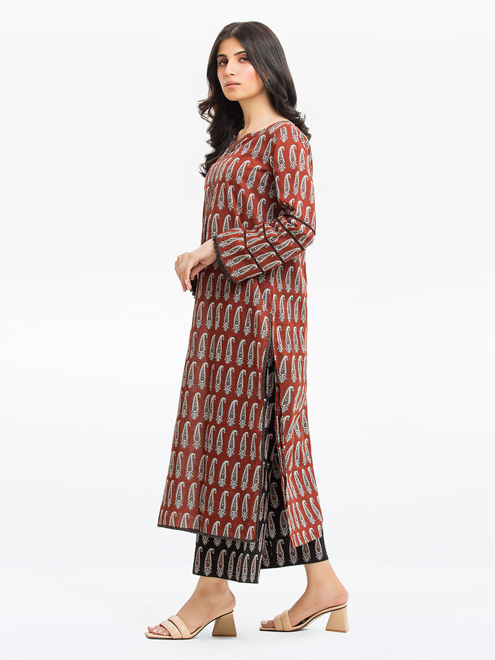 Pret 2Pc Printed Cambric Shirt Trouser - EWTKP23-69395ST