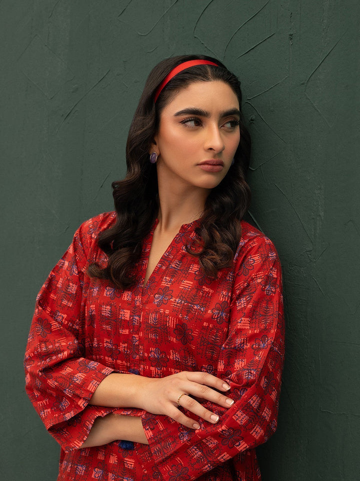 Pret 2Pc Printed Khaddar Shirt Trouser - EWTKP23-69398ST