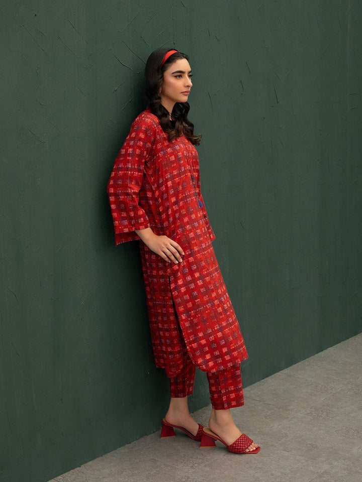 Pret 2Pc Printed Khaddar Shirt Trouser - EWTKP23-69398ST