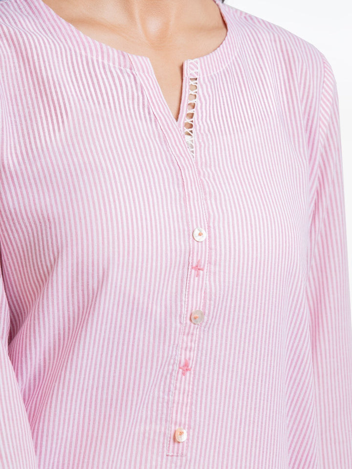 Pret 1Pc Printed Cotton Shirt - EWTKP23-69508S