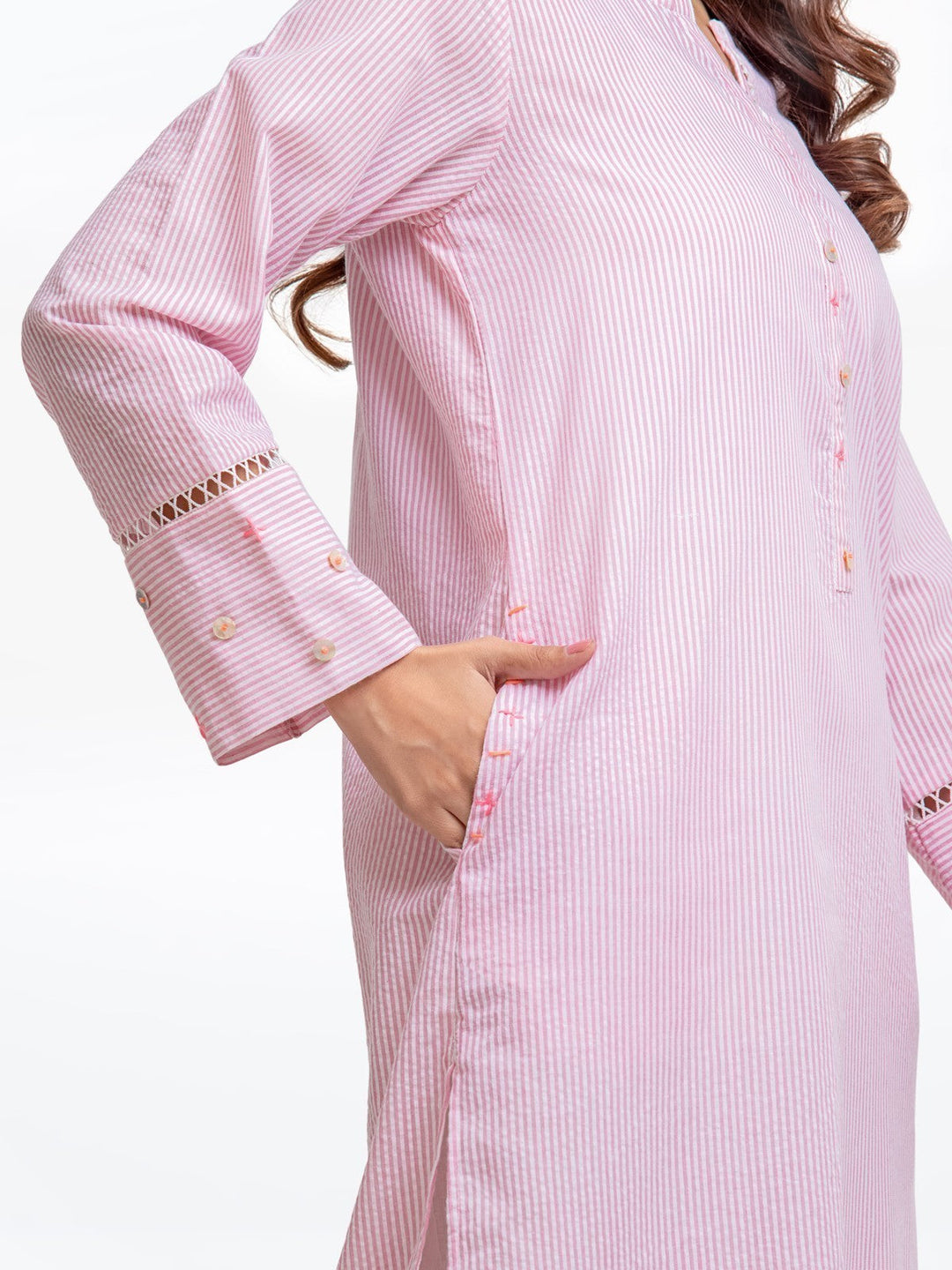 Pret 1Pc Printed Cotton Shirt - EWTKP23-69508S