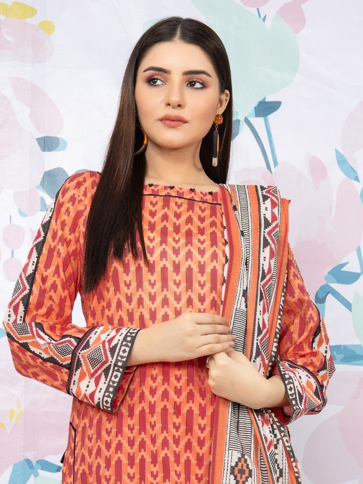 EWU23A1-26173 Unstitched Multi Printed Lawn 3 Piece