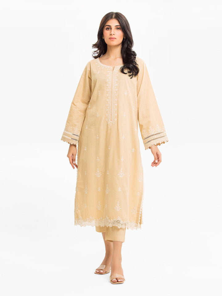 Pret 2Pc Embroidered Khaddar Shirt Trouser - EWTKE23-68713ST