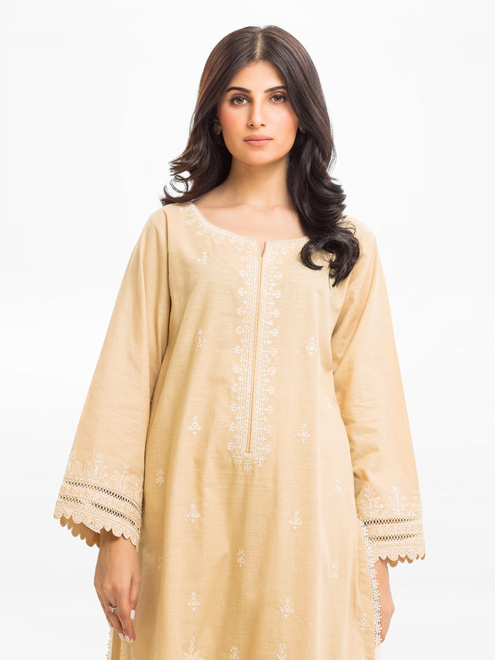 Pret 2Pc Embroidered Khaddar Shirt Trouser - EWTKE23-68713ST