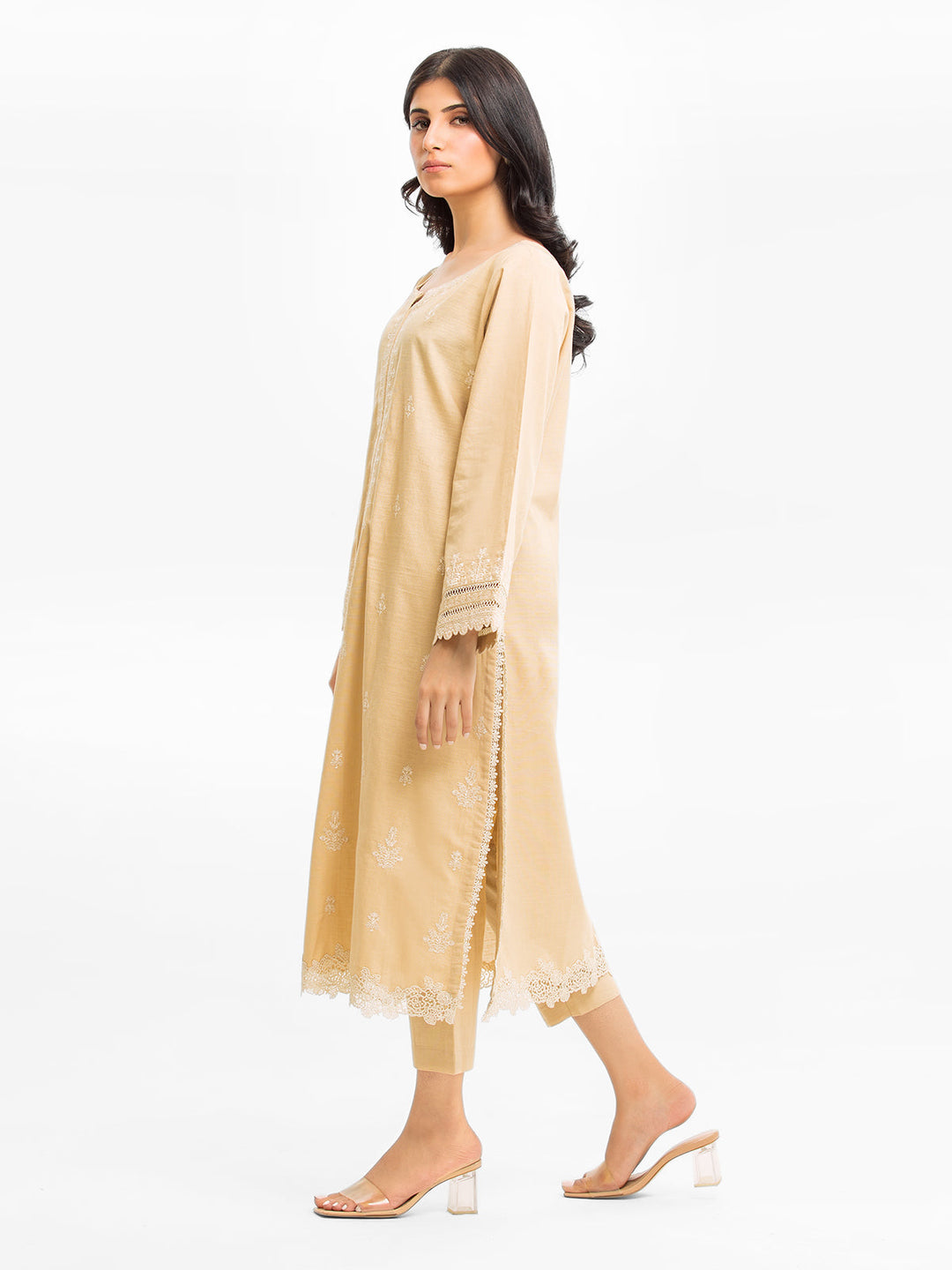 Pret 2Pc Embroidered Khaddar Shirt Trouser - EWTKE23-68713ST