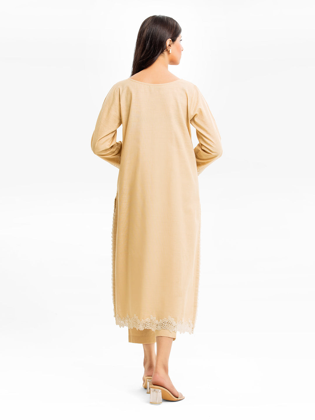 Pret 2Pc Embroidered Khaddar Shirt Trouser - EWTKE23-68713ST