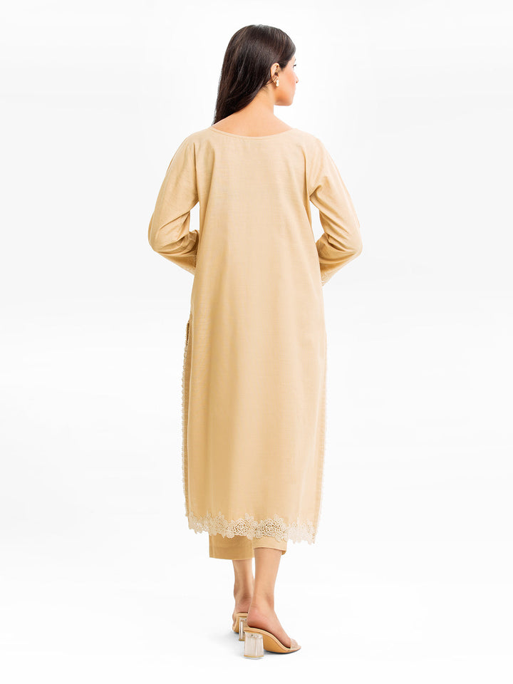 Pret 2Pc Embroidered Khaddar Shirt Trouser - EWTKE23-68713ST