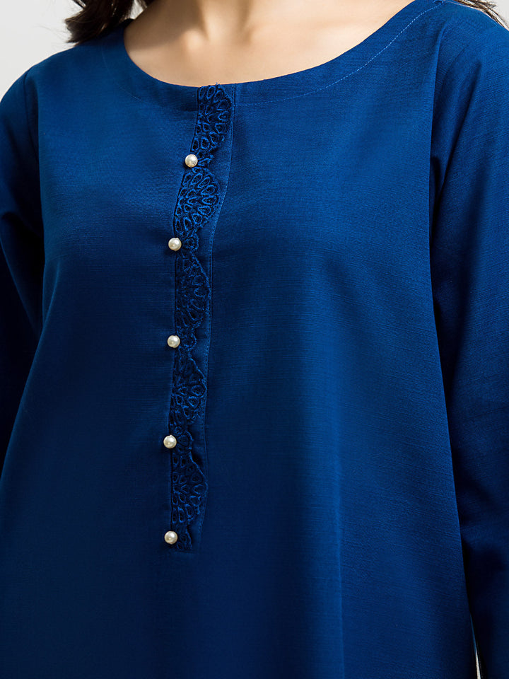 Pret 3Pc Embroidered Khaddar Suit - EWTKE23-68800-3P