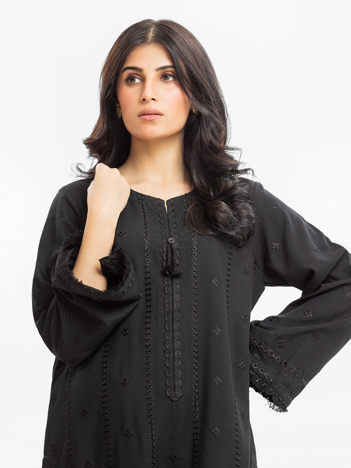 Pret 2Pc Embroidered Viscose Shirt Trouser - EWTKE23-69611ST