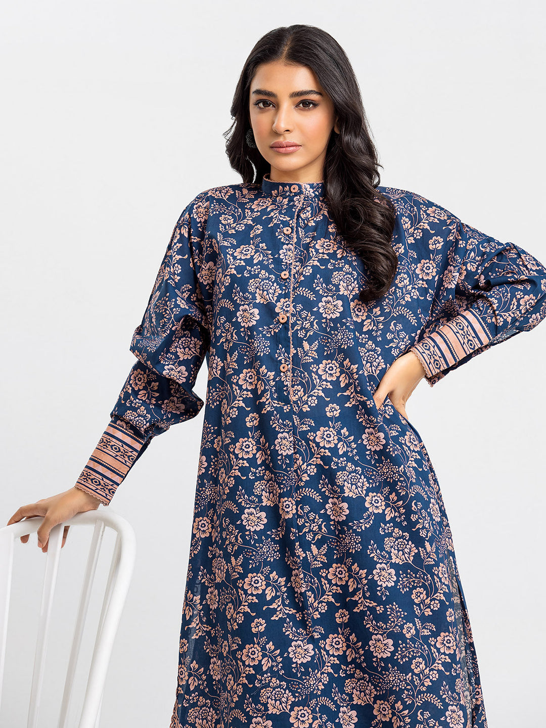 Pret 2Pc Printed Cambric Shirt Trouser - EWTKP23-69627ST