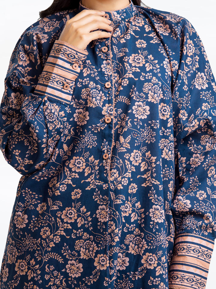 Pret 2Pc Printed Cambric Shirt Trouser - EWTKP23-69627ST