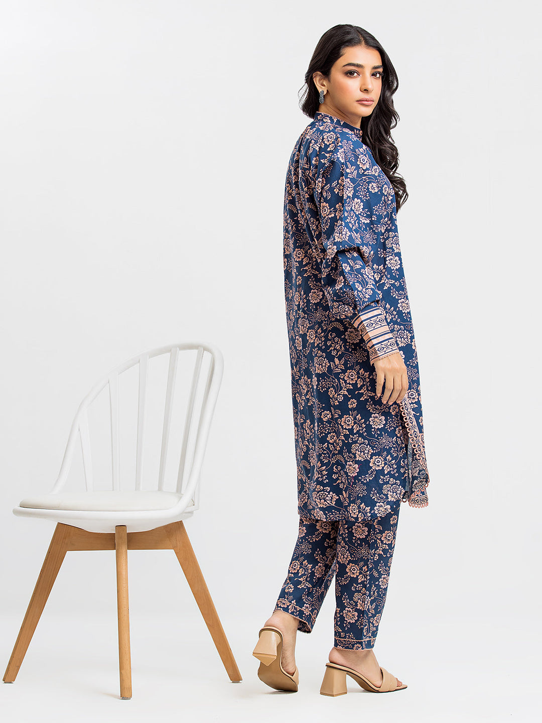 Pret 2Pc Printed Cambric Shirt Trouser - EWTKP23-69627ST