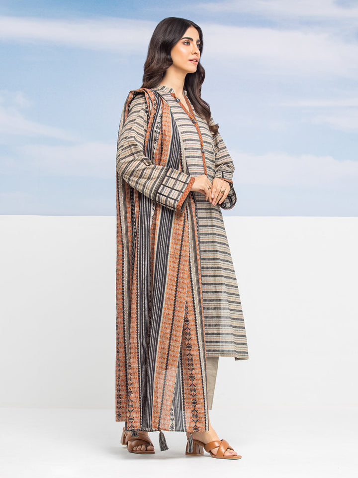 EWU24A1-28009-3P Unstitched Sage Printed Lawn 3 Piece