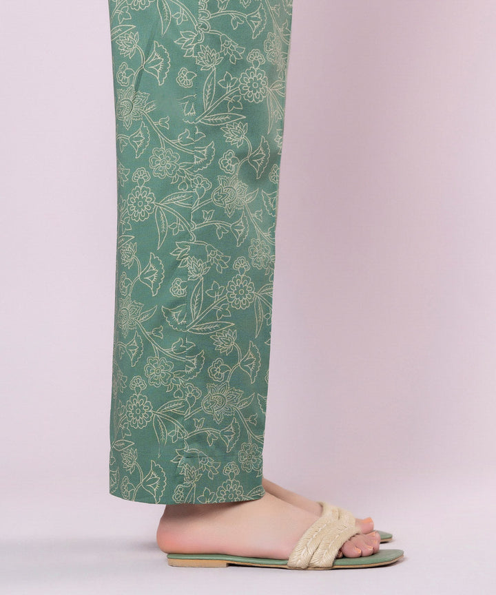 Printed Cotton Viscose Pants