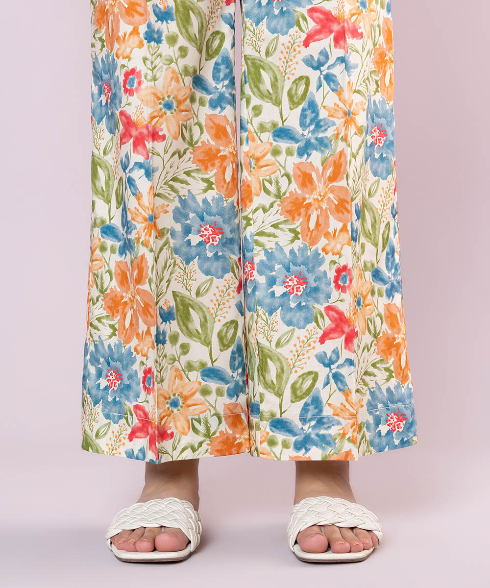 Printed Cotton Viscose Culottes