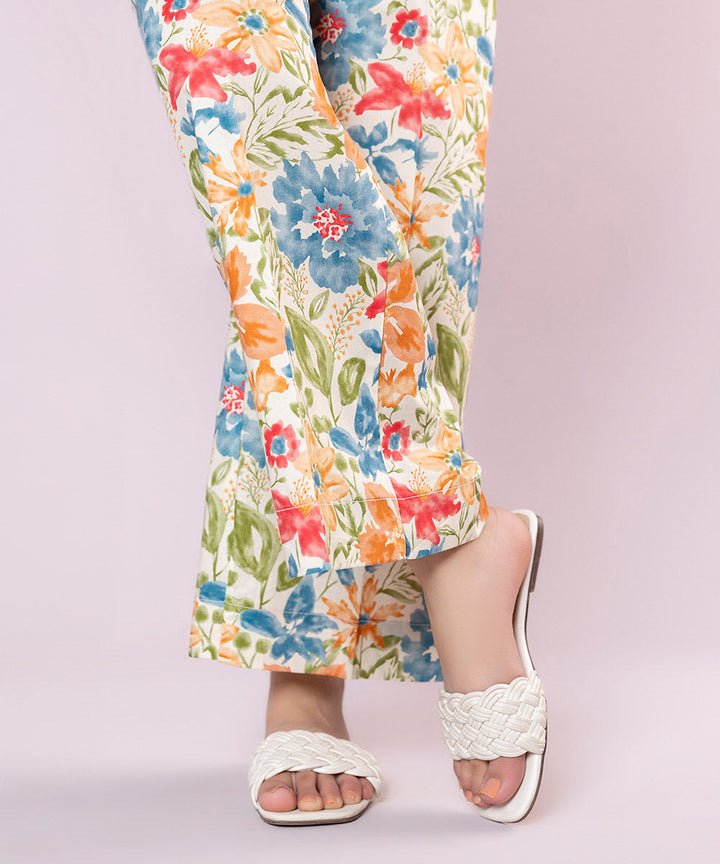 Printed Cotton Viscose Culottes