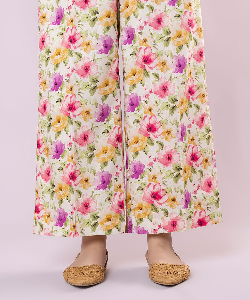 Printed Cotton Viscose Culottes