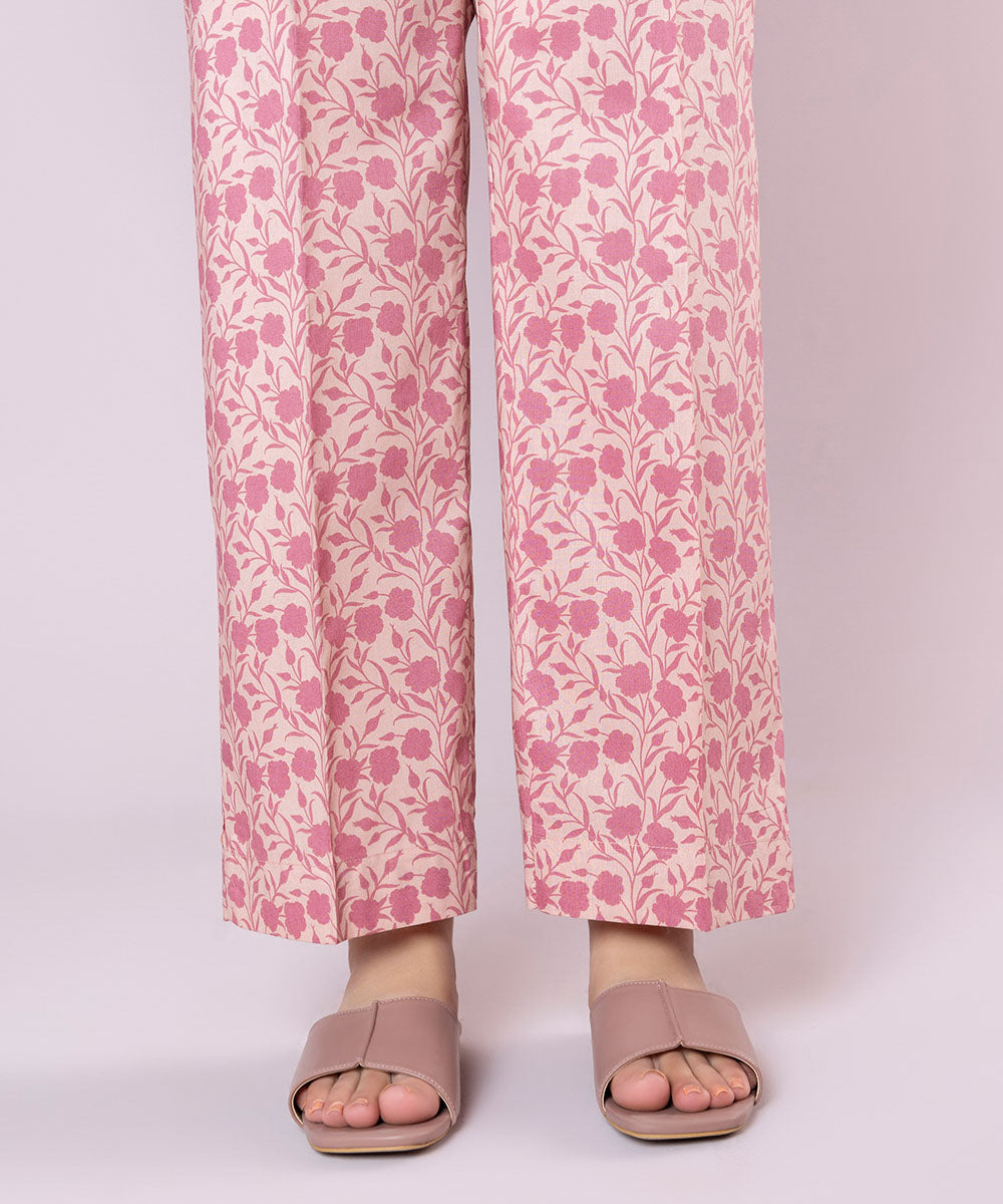 Printed Cotton Viscose Pants