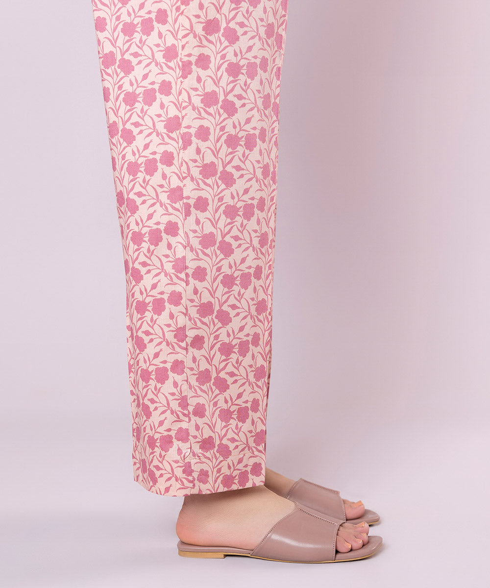 Printed Cotton Viscose Pants