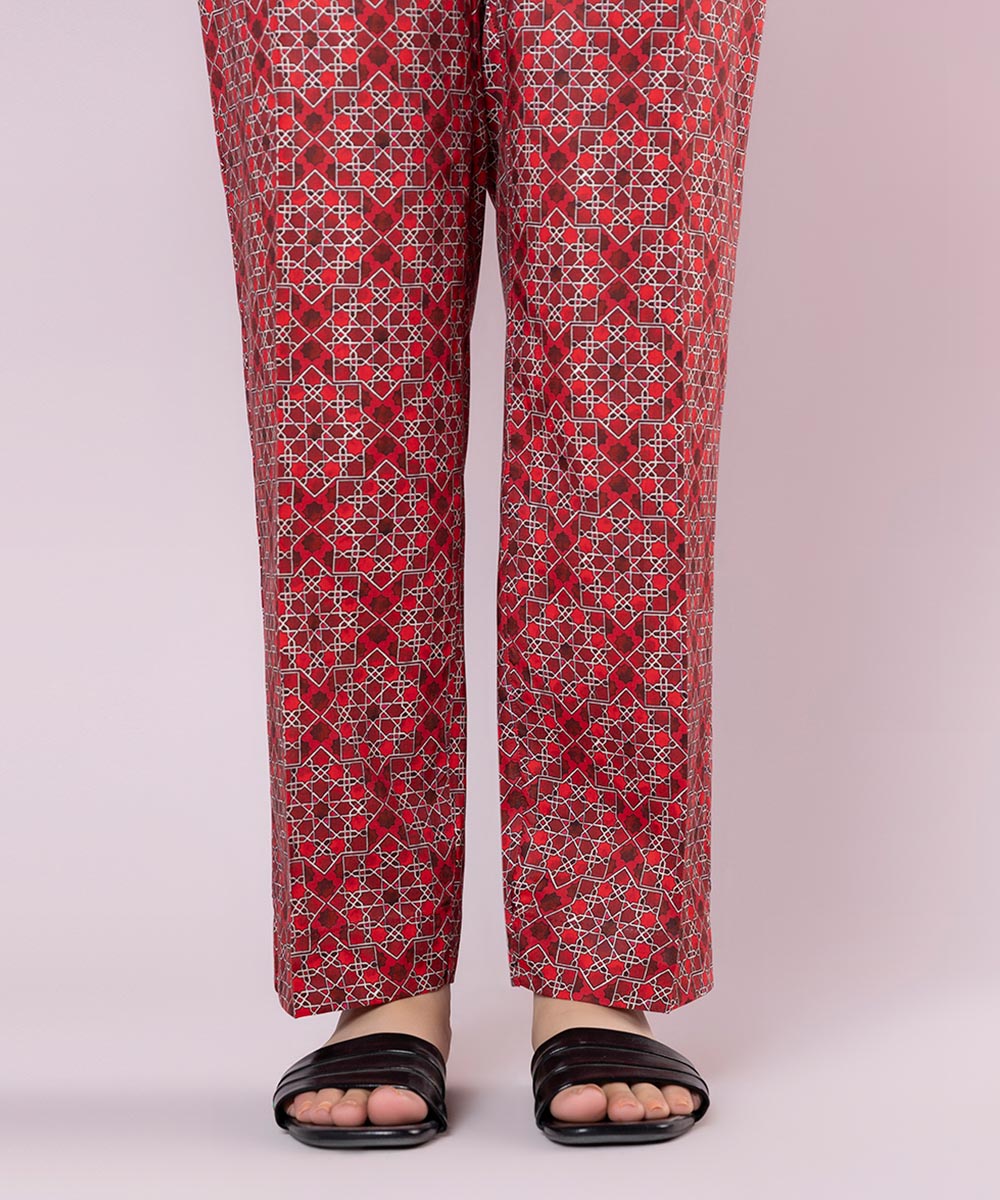 Printed Cotton Viscose Pants